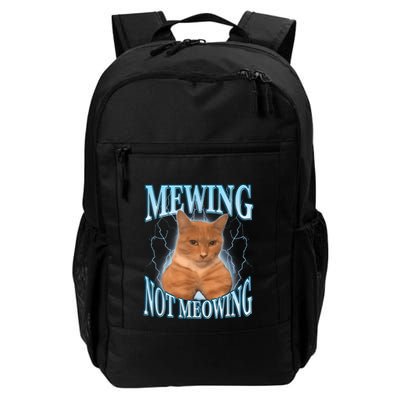 Funny Cat Meme Mewing Looksmax Meowing Cat Trend Backpack