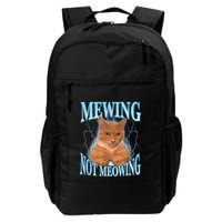 Funny Cat Meme Mewing Looksmax Meowing Cat Trend Backpack