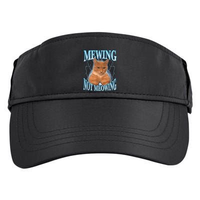 Funny Cat Meme Mewing Looksmax Meowing Cat Trend Adult Drive Performance Visor