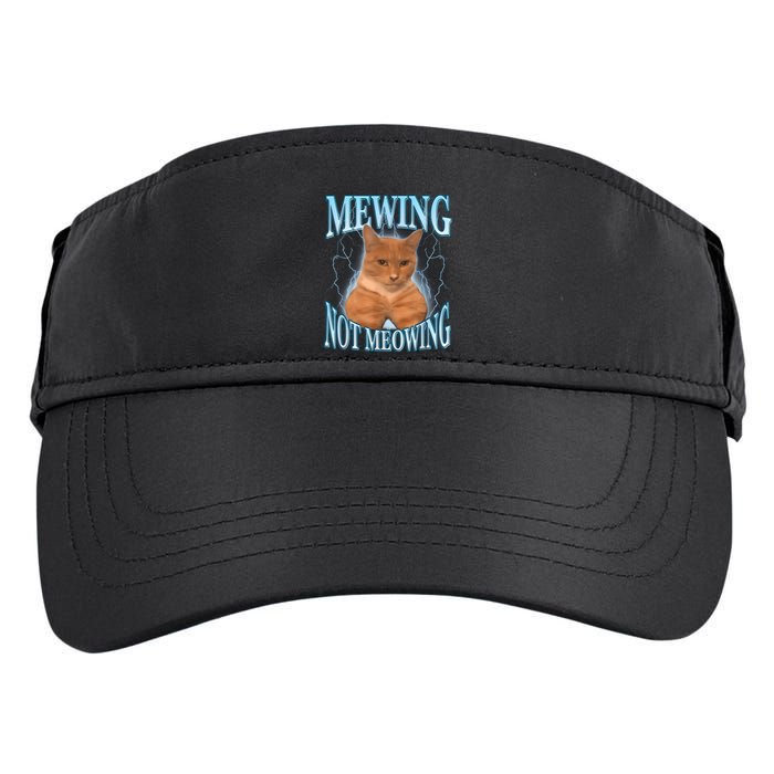 Funny Cat Meme Mewing Looksmax Meowing Cat Trend Adult Drive Performance Visor