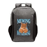 Funny Cat Meme Mewing Looksmax Meowing Cat Trend Vector Backpack