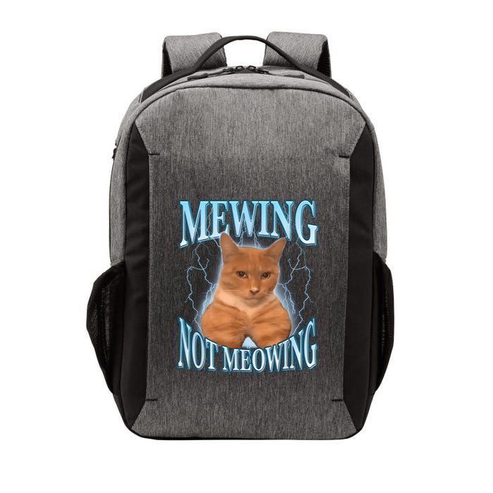 Funny Cat Meme Mewing Looksmax Meowing Cat Trend Vector Backpack