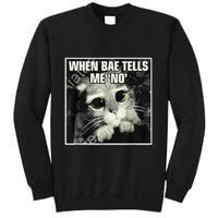 Funny Cat Meme When Bae Tells Me No Sweatshirt