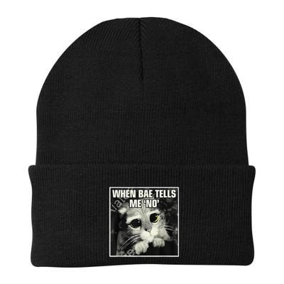 Funny Cat Meme When Bae Tells Me No Beanie