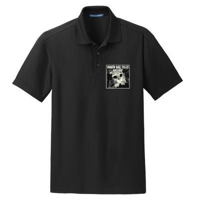 Funny Cat Meme When Bae Tells Me No Dry Zone Grid Polo