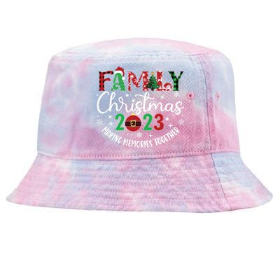 Family Christmas Making Memories Together Tie-Dyed Bucket Hat