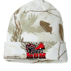 Football Cheer Mom Red Black Pom Leopard Kati Licensed 12" Camo Beanie