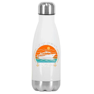 Family Cruise Matching 2024 Family Cruise Trip 2024 Stainless Steel Insulated Water Bottle