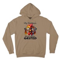 Funny Chicken My Flabbers Have Been Gasted Retro Graphic Hoodie