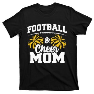 Football Cheer Mom High School Cheerleader Cheerleading T-Shirt