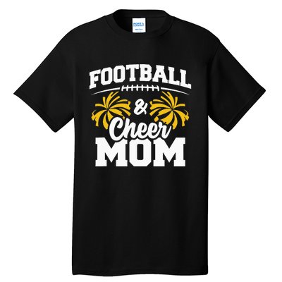 Football Cheer Mom High School Cheerleader Cheerleading Tall T-Shirt