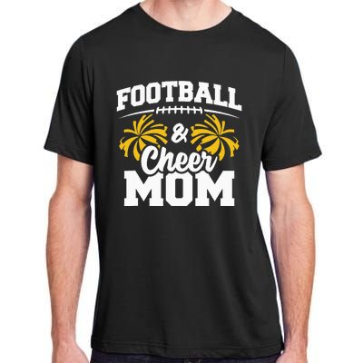 Football Cheer Mom High School Cheerleader Cheerleading Adult ChromaSoft Performance T-Shirt