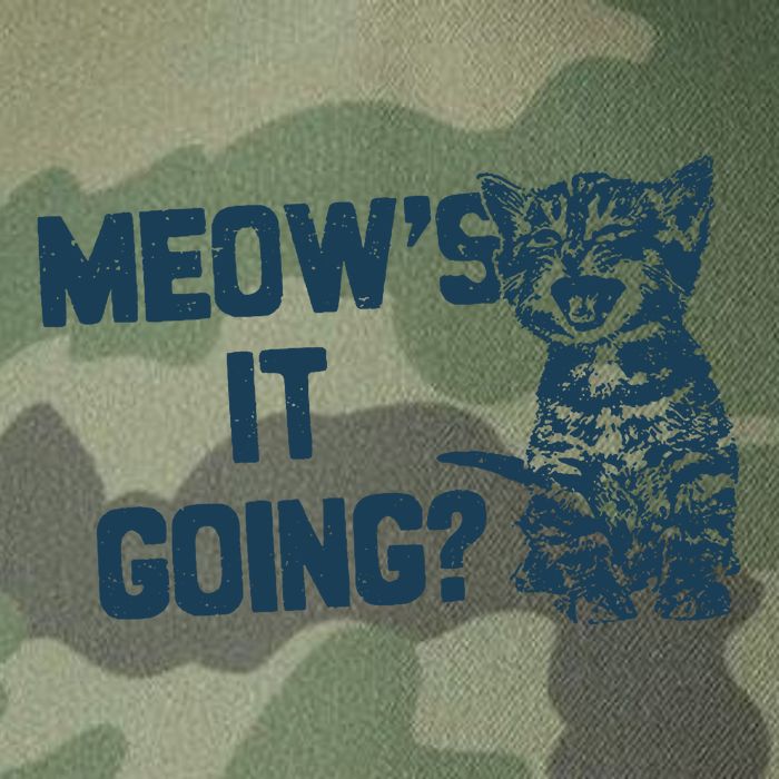 Funny Cat MeowS It Going Cute Cat Pun Legacy Tie Dye Trucker Hat