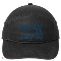 Funny Cat MeowS It Going Cute Cat Pun 7-Panel Snapback Hat