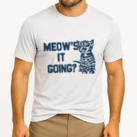 Funny Cat MeowS It Going Cute Cat Pun Performance Shirt