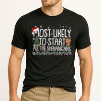 Funny Christmas Most Likely To Start All The Shenanigans Performance Shirt