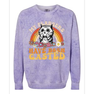 Funny Cat Meme My Flabbers Have Been Gasted Colorblast Crewneck Sweatshirt