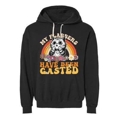 Funny Cat Meme My Flabbers Have Been Gasted Garment-Dyed Fleece Hoodie