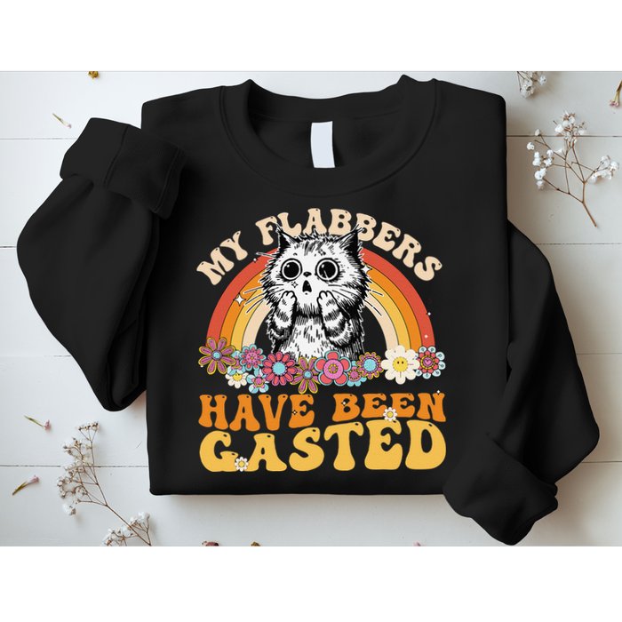 Funny Cat Meme My Flabbers Have Been Gasted Sweatshirt