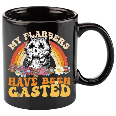 Funny Cat Meme My Flabbers Have Been Gasted 11oz C Handle Ceramic Mug