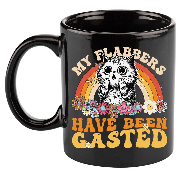 Funny Cat Meme My Flabbers Have Been Gasted 11oz C Handle Ceramic Mug