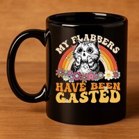 Funny Cat Meme My Flabbers Have Been Gasted 11oz C Handle Ceramic Mug