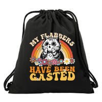 Funny Cat Meme My Flabbers Have Been Gasted Drawstring Bag