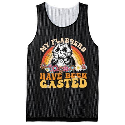 Funny Cat Meme My Flabbers Have Been Gasted Mesh Reversible Basketball Jersey Tank
