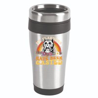 Funny Cat Meme My Flabbers Have Been Gasted 16oz Travel Tumbler