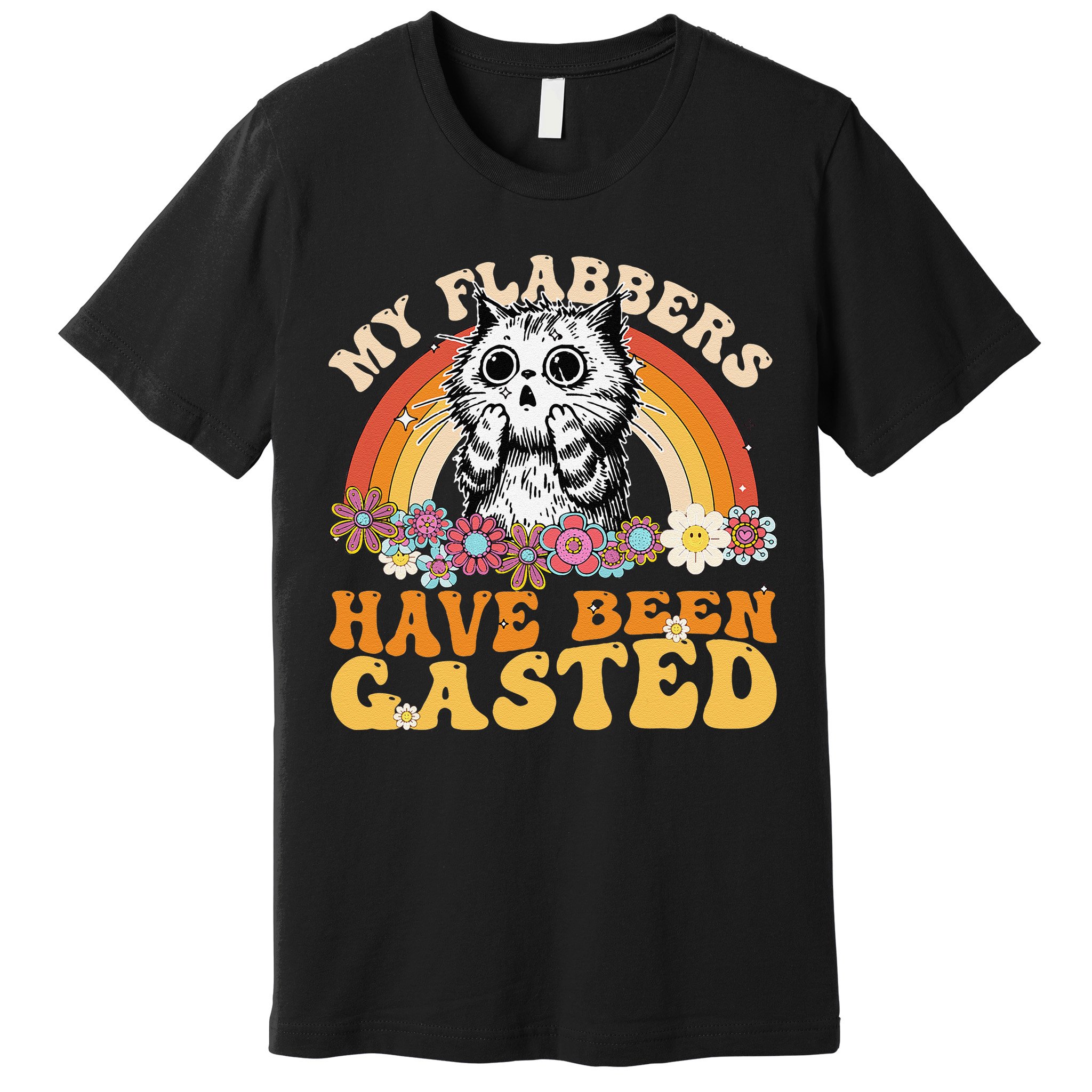 Funny Cat Meme My Flabbers Have Been Gasted Premium T-Shirt