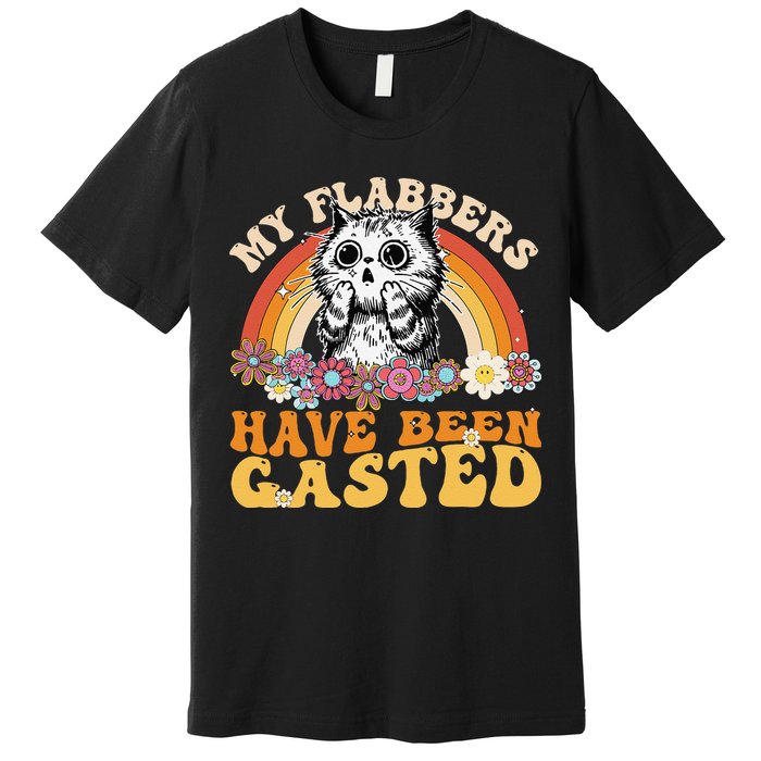 Funny Cat Meme My Flabbers Have Been Gasted Premium T-Shirt