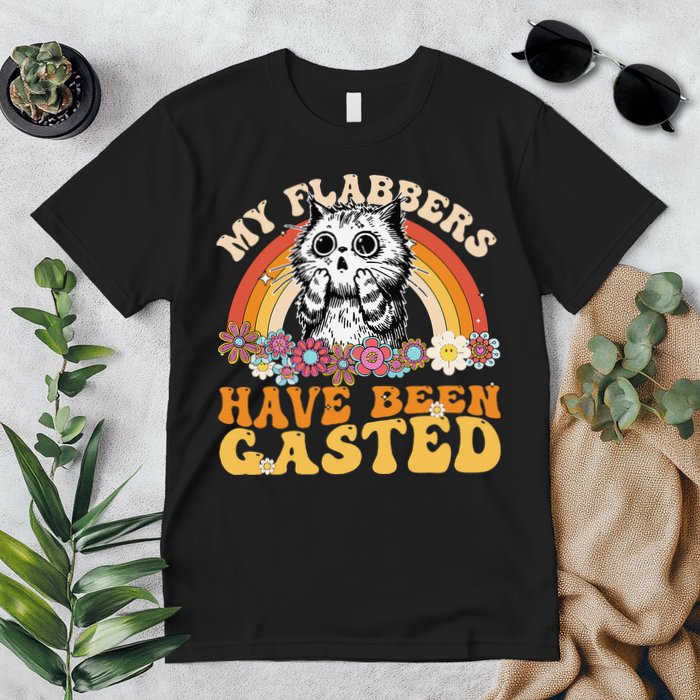 Funny Cat Meme My Flabbers Have Been Gasted Premium T-Shirt