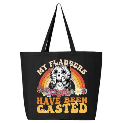 Funny Cat Meme My Flabbers Have Been Gasted 25L Jumbo Tote