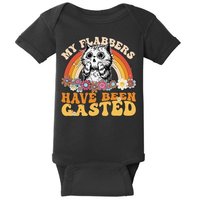 Funny Cat Meme My Flabbers Have Been Gasted Baby Bodysuit
