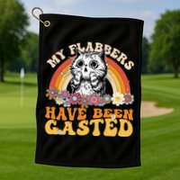 Funny Cat Meme My Flabbers Have Been Gasted Golf Towel