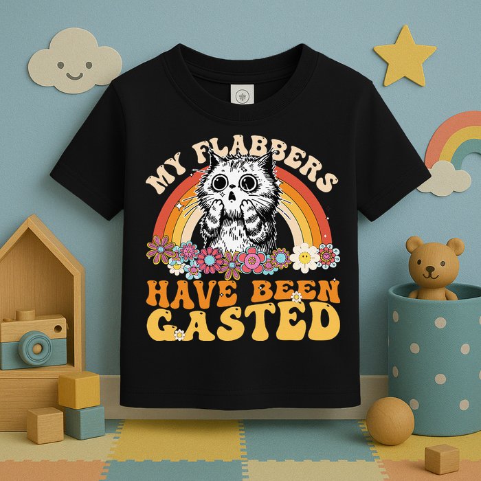 Funny Cat Meme My Flabbers Have Been Gasted Toddler T-Shirt
