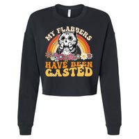 Funny Cat Meme My Flabbers Have Been Gasted Cropped Pullover Crew