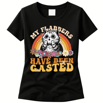 Funny Cat Meme My Flabbers Have Been Gasted Womens T-Shirt