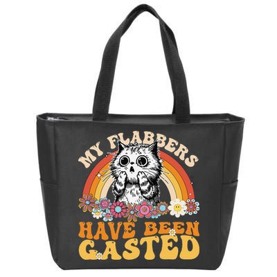 Funny Cat Meme My Flabbers Have Been Gasted Zip Tote Bag