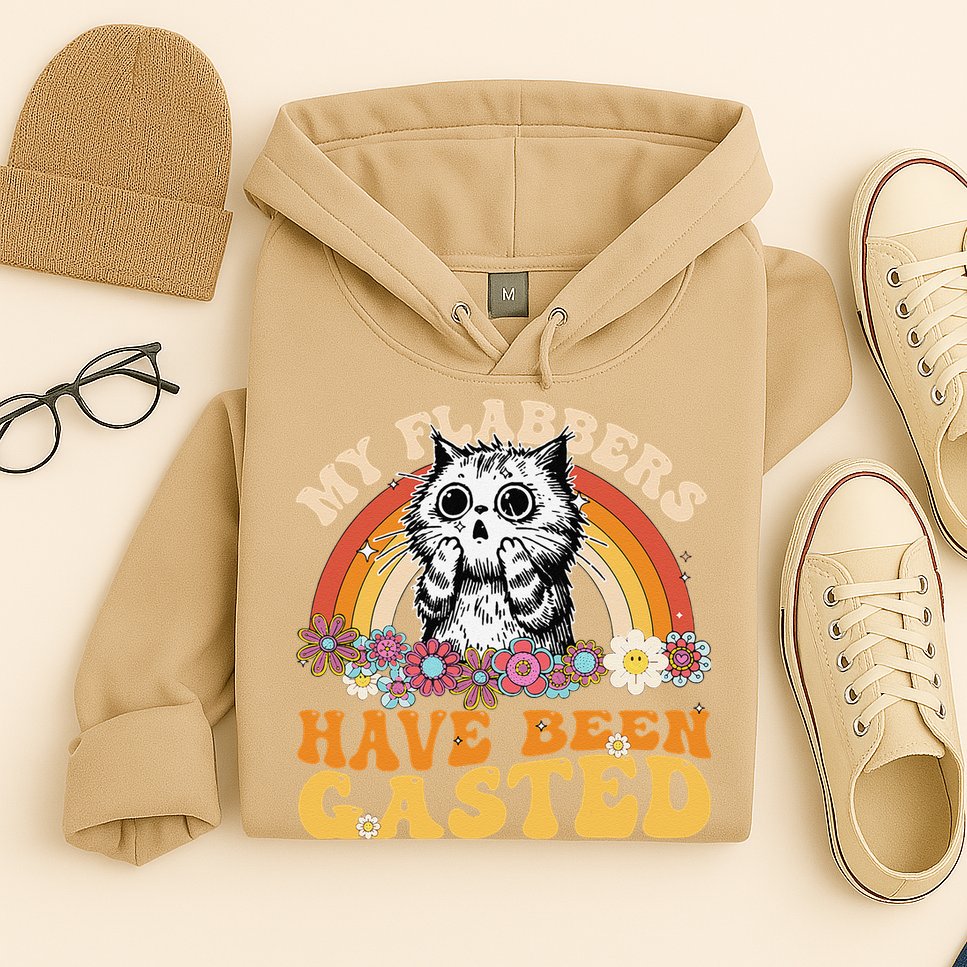 Funny Cat Meme My Flabbers Have Been Gasted Hoodie