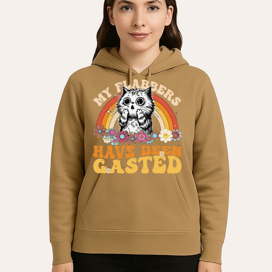Funny Cat Meme My Flabbers Have Been Gasted Hoodie