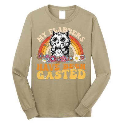 Funny Cat Meme My Flabbers Have Been Gasted Long Sleeve Shirt