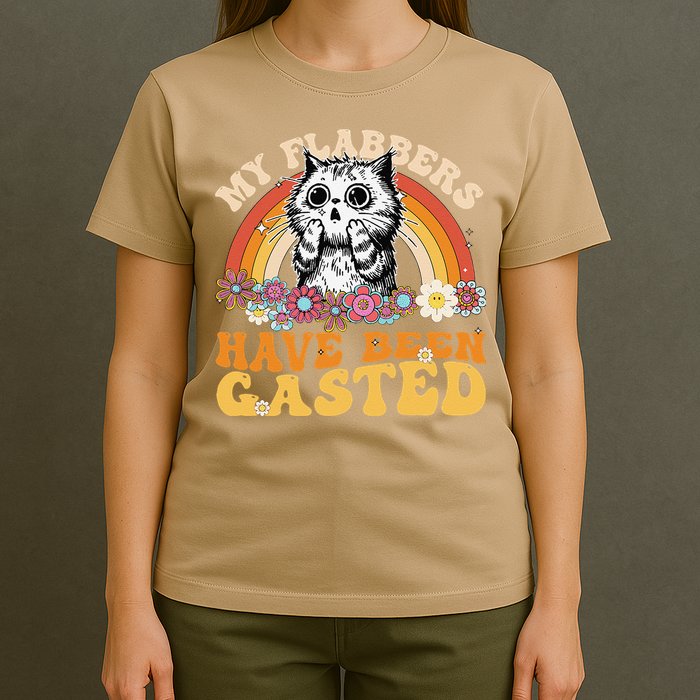 Funny Cat Meme My Flabbers Have Been Gasted T-Shirt