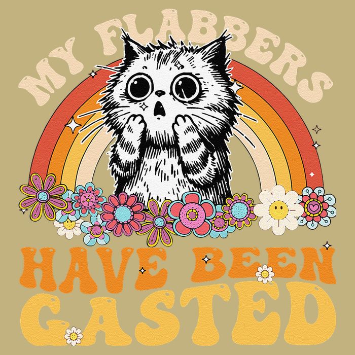 Funny Cat Meme My Flabbers Have Been Gasted T-Shirt