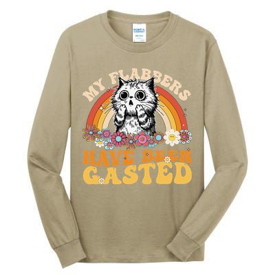 Funny Cat Meme My Flabbers Have Been Gasted Tall Long Sleeve T-Shirt