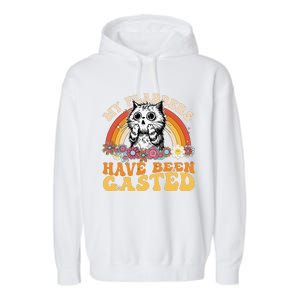 Funny Cat Meme My Flabbers Have Been Gasted Garment-Dyed Fleece Hoodie