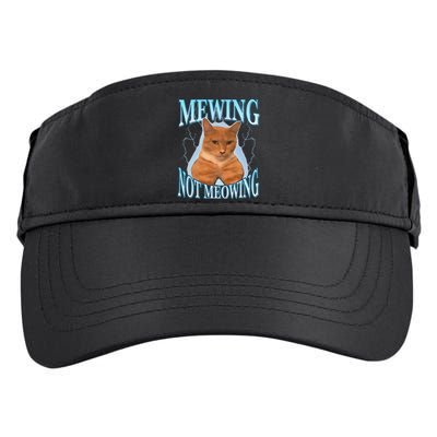 Funny Cat Meme Mewing Looksmax Meowing Cat Trend Adult Drive Performance Visor