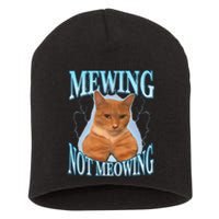 Funny Cat Meme Mewing Looksmax Meowing Cat Trend Short Acrylic Beanie