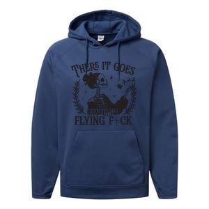 Funny Christmas My Last Flying Fuck Mom Christmas Performance Fleece Hoodie