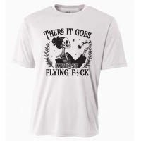 Funny Christmas My Last Flying Fuck Mom Christmas Cooling Performance Crew T-Shirt